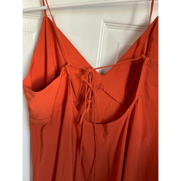 Madewell $88 Layton Mini Slip Dress in Orange Size 8 - Picture 5 of 9